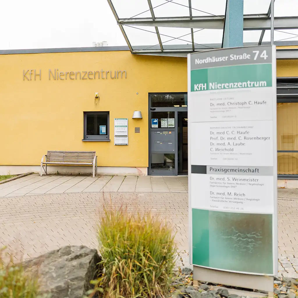 Außenansicht KfH Nierenzentrum Erfurt