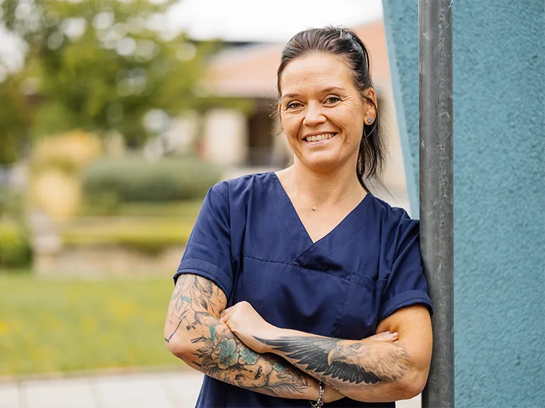 Schwester Susan aus der Praxisgemeinschaft Dr. Reich und Dr. Weinmeister